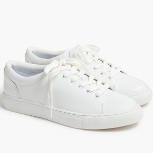 J. Crew Women’s Road Trip Lace Up Sneakers White